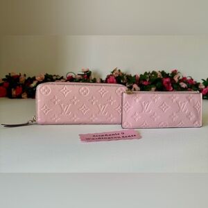 Louis Vuitton Rare Monogram Empreinte Clemence Wallet with Removable Insert🩷🩷
